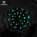 ADDIESDIVE Men's Classic Watch with Ceramic Bezel 200m Water Resistant Casual Quartz Watch BGW9 Blue Luminous Gift Watch MY-H3-2